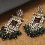 Pearl Cutwork Chandbali Earring