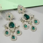 Bollywood Style Crystal AD Earrings