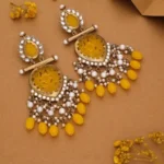 Yellow Dangler Earrings