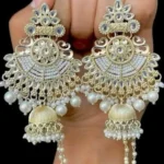 White Pearl Jhumka