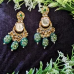 Geen Uncut Kundan Drop Earrings